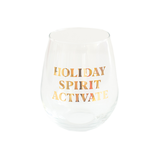 Stemless Wine Glass - USA Babe - Slant Collections