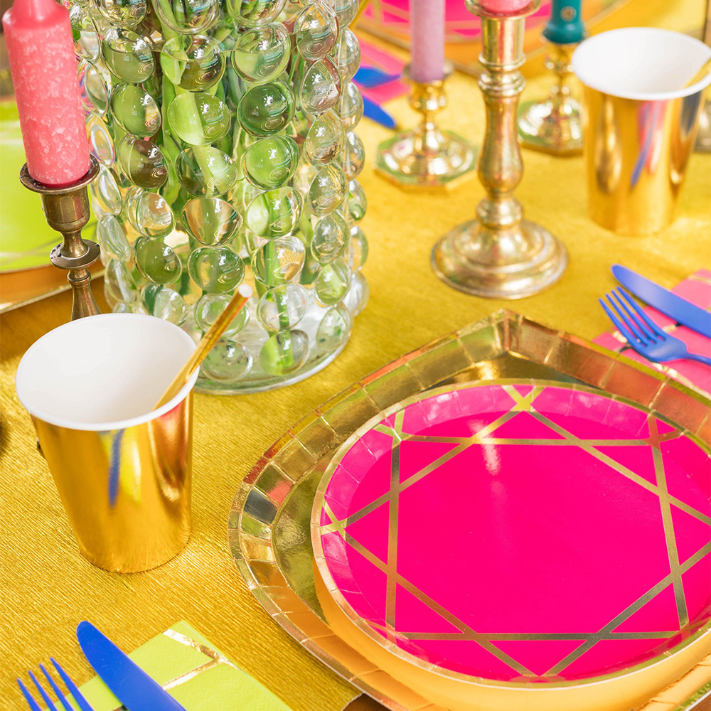 Enchanté Pink Dinner Plates from Jollity & Co 