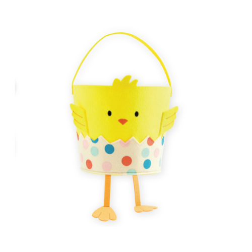 Felt Easter Baskets, Chick in Egg