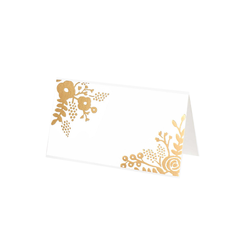 Gold Floral Place Cards, Jollity & Co