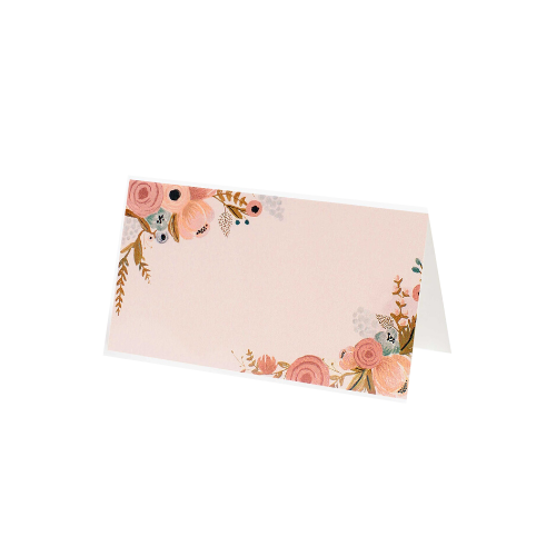 Pink & Floral Place Cards, Jollity & Co