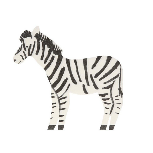 Die-Cut Zebra Napkins, Jollity & Co