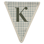 Fabric Bunting Letter K