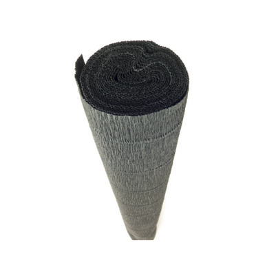 Black Crepe Paper Table Runner