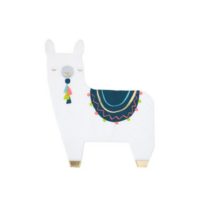 Llama Die-Cut Napkins