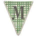 Fabric Bunting Letter M