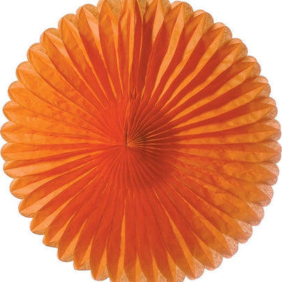 Orange Paper Fan