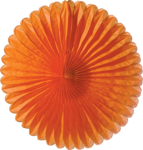 Orange Paper Fan