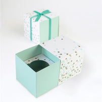 Mint Confetti - Cupcake Box