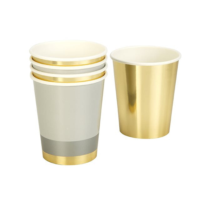 Metallic Foil 9 oz Cups