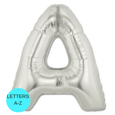 40" Silver Letters