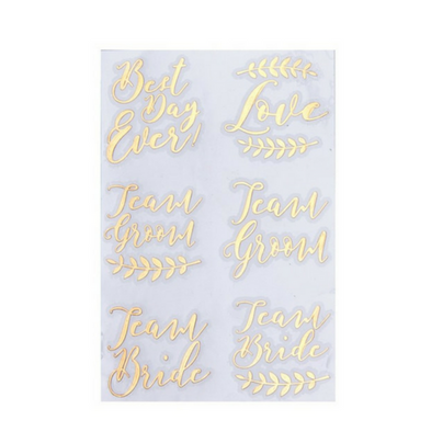 Team Bride Temporary Tattoos