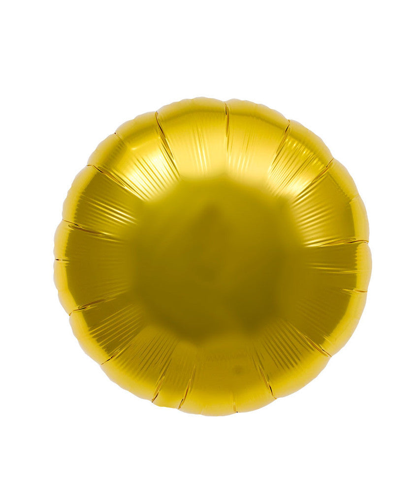 Gold Round Balloons