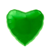 Green Foil Heart Balloon