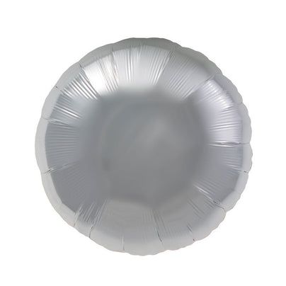 Silver Round Balloons
