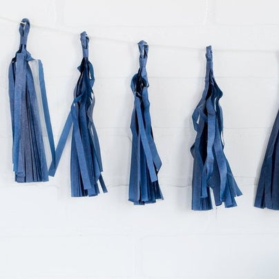 Navy Tassel Garland