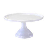White Melamine Cake Stand 9"
