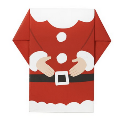 Belly Full of Jelly Santa Napkins