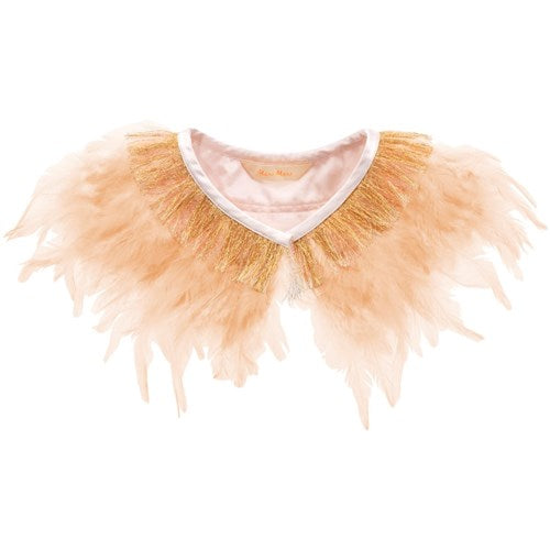 Peach Feathered Collar, Jollity & Co