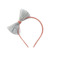 Pink & Silver Bow Headband, Jollity & Co