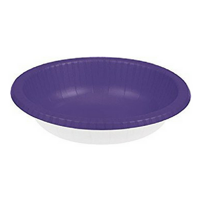 Purple Paper Bowls