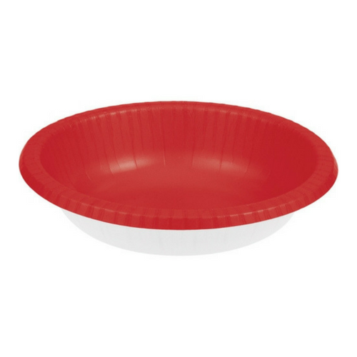 Red Paper Bowls