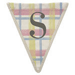 Fabric Bunting Letter S