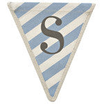 Fabric Bunting Letter S
