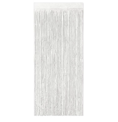 Metallic Streamer Curtain 2-Ply - 3 Color Options