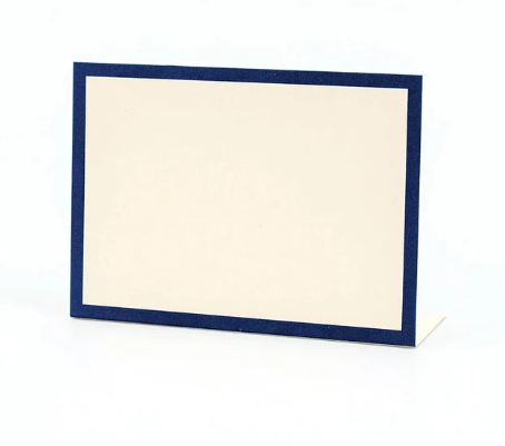 Navy Framed Place Cards
