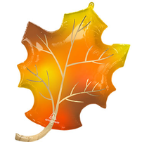34" Fall Leaf Foil Balloon, Shop Sweet Lulu