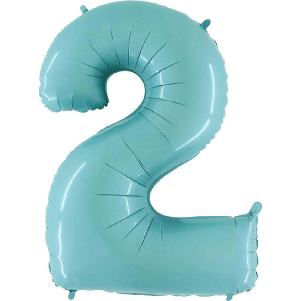 40" Number Balloons, Baby Blue - 10 Options, Shop Sweet Lulu
