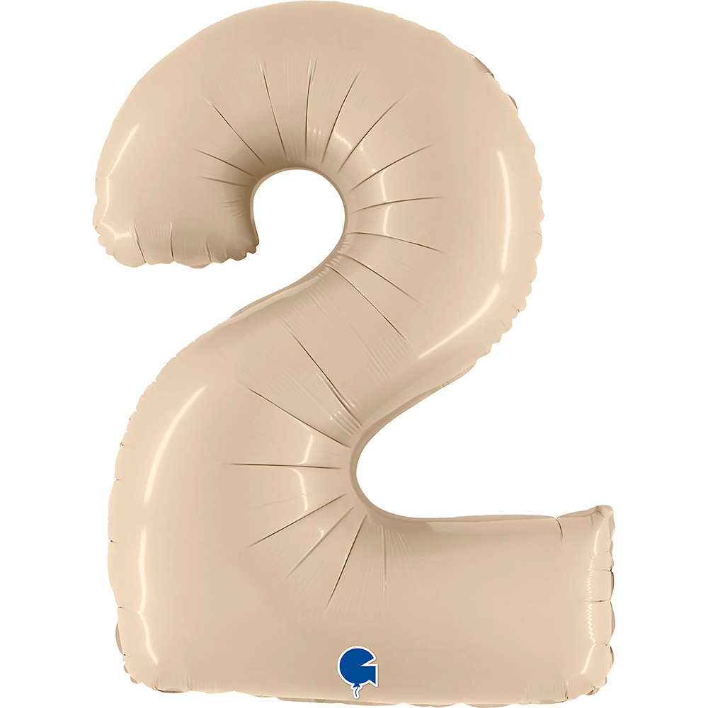 40" Number Balloons, Cream - 10 Options, Shop Sweet Lulu