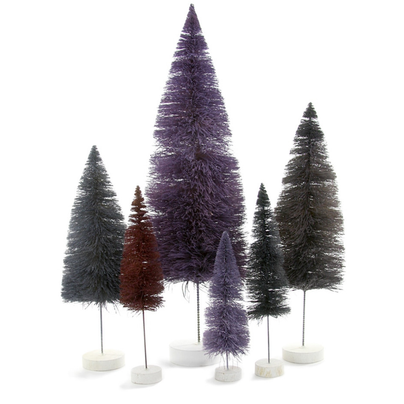 Bottle Brush Trees - Purple Hues