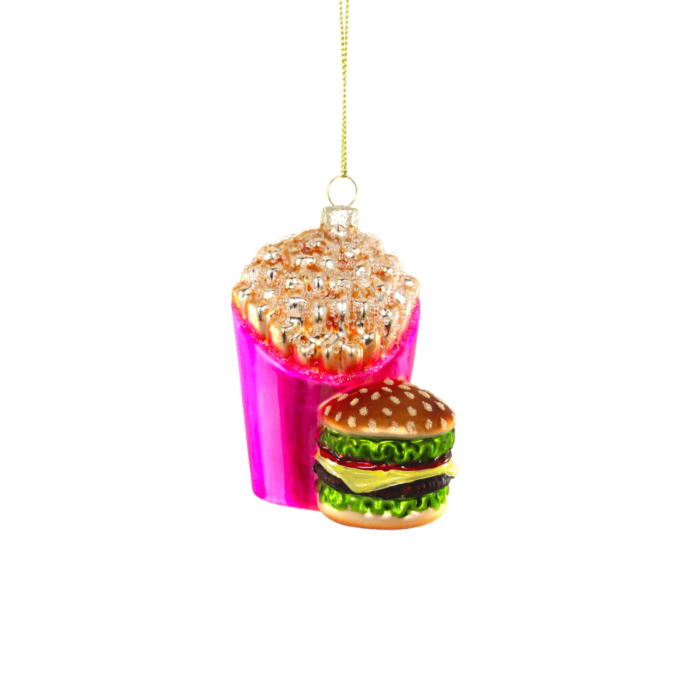 Burger and Fries Ornament - Shop Sweet Lulu