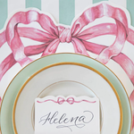Die-cut Pink Bow Placemats, Shop Sweet Lulu