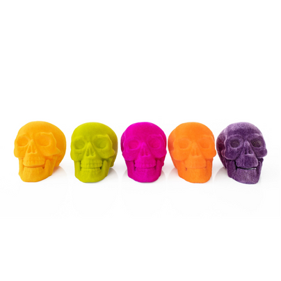 Flocked Skull - 6 Color Options