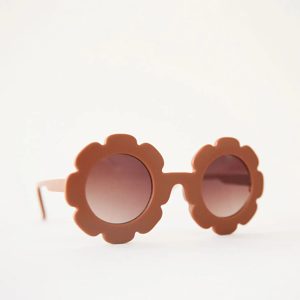 Flower Sunglasses - Cognac, Shop Sweet Lulu