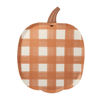Gingham Pumpkin Plates, Shop Sweet Lulu