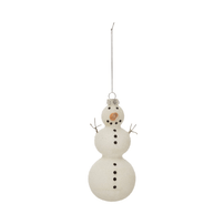Glass Snowman Ornament, Shop Sweet Lulu