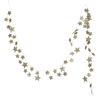 Glitter Paper Star Garland - Gold Finish, Shop Sweet Lulu