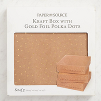 Polka Dot Kraft Treat Box, Jollity & Co