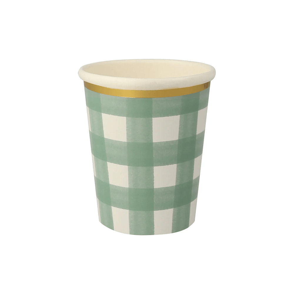 Green Gingham Cups, Shop Sweet Lulu