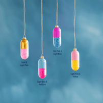 Happy Pill Ornament - 4 Color Options, Shop Sweet Lulu
