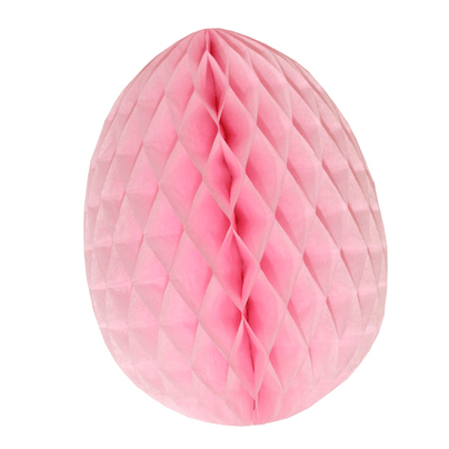 Honeycomb Easter Egg, Light Pink - 2 Size Options