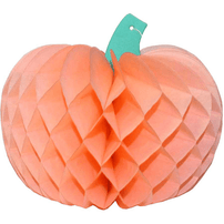 Honeycomb Tissue Paper Pumpkin, 10" -  Peach, Shop Sweet Lulu