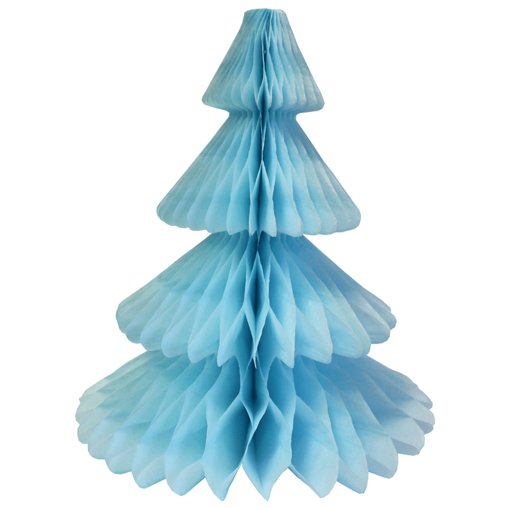 Honeycomb Tissue Paper Tree, Light Blue - 2 Size Options, Shop Sweet Lulu