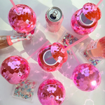 Hot Pink Disco Ball Tumbler, Shop Sweet Lulu