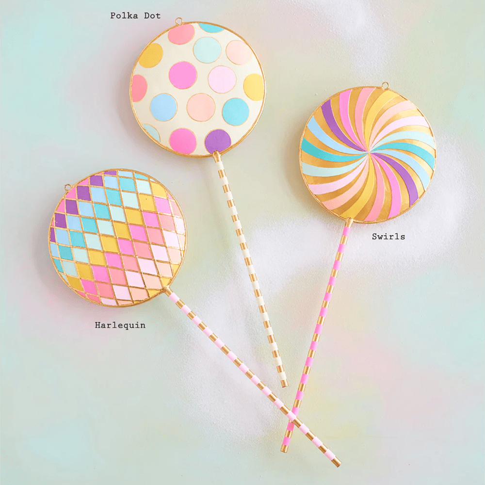 Lollipop Decoration - 3 Color Options, Shop Sweet Lulu