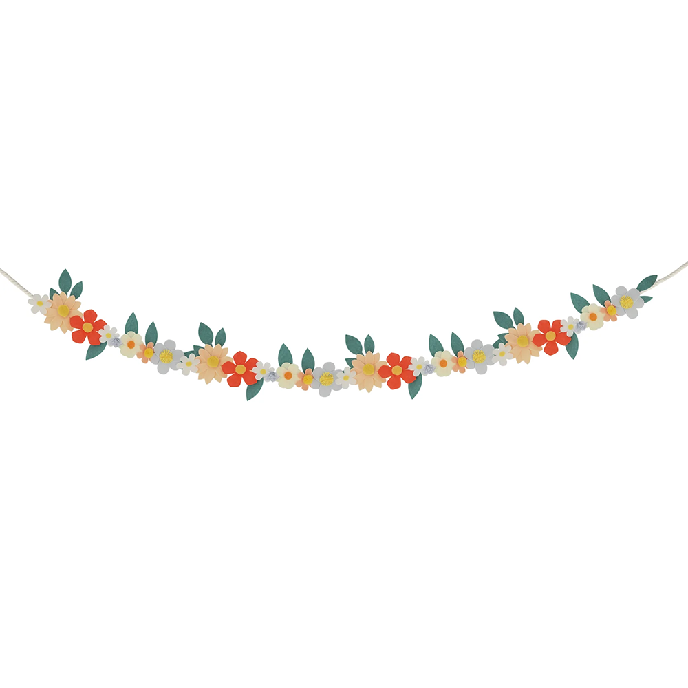 Meri Meri Felt Flower Garland, Shop Sweet Lulu